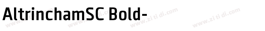 AltrinchamSC Bold字体转换